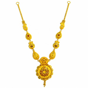 Traditional Gold Pendant Necklace 4.390g