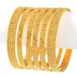 Classic Designer Gold Bangles Set (10.599g)